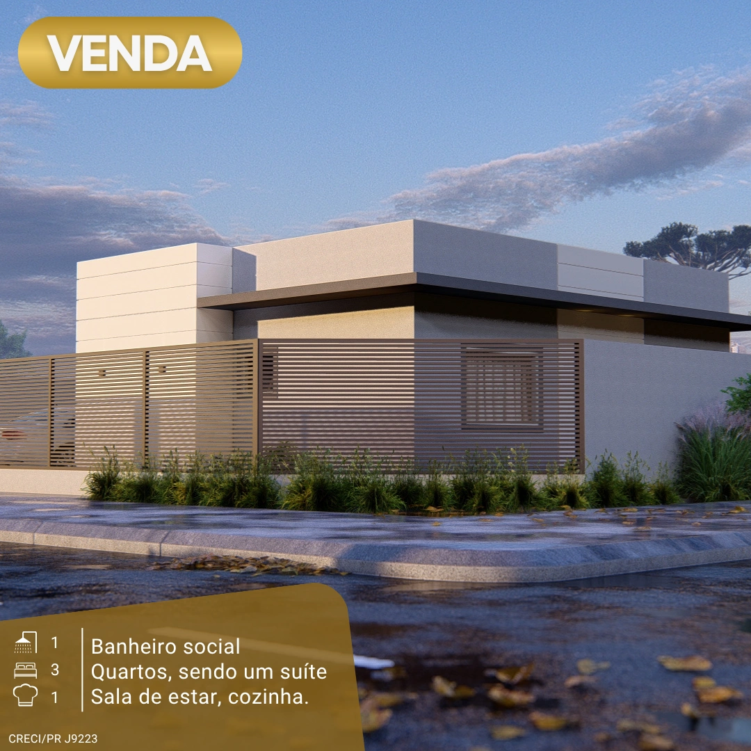 IMÓVEL EM FASE FINAL DE CONSTRUÇÃO (lot. João Gelinsk)